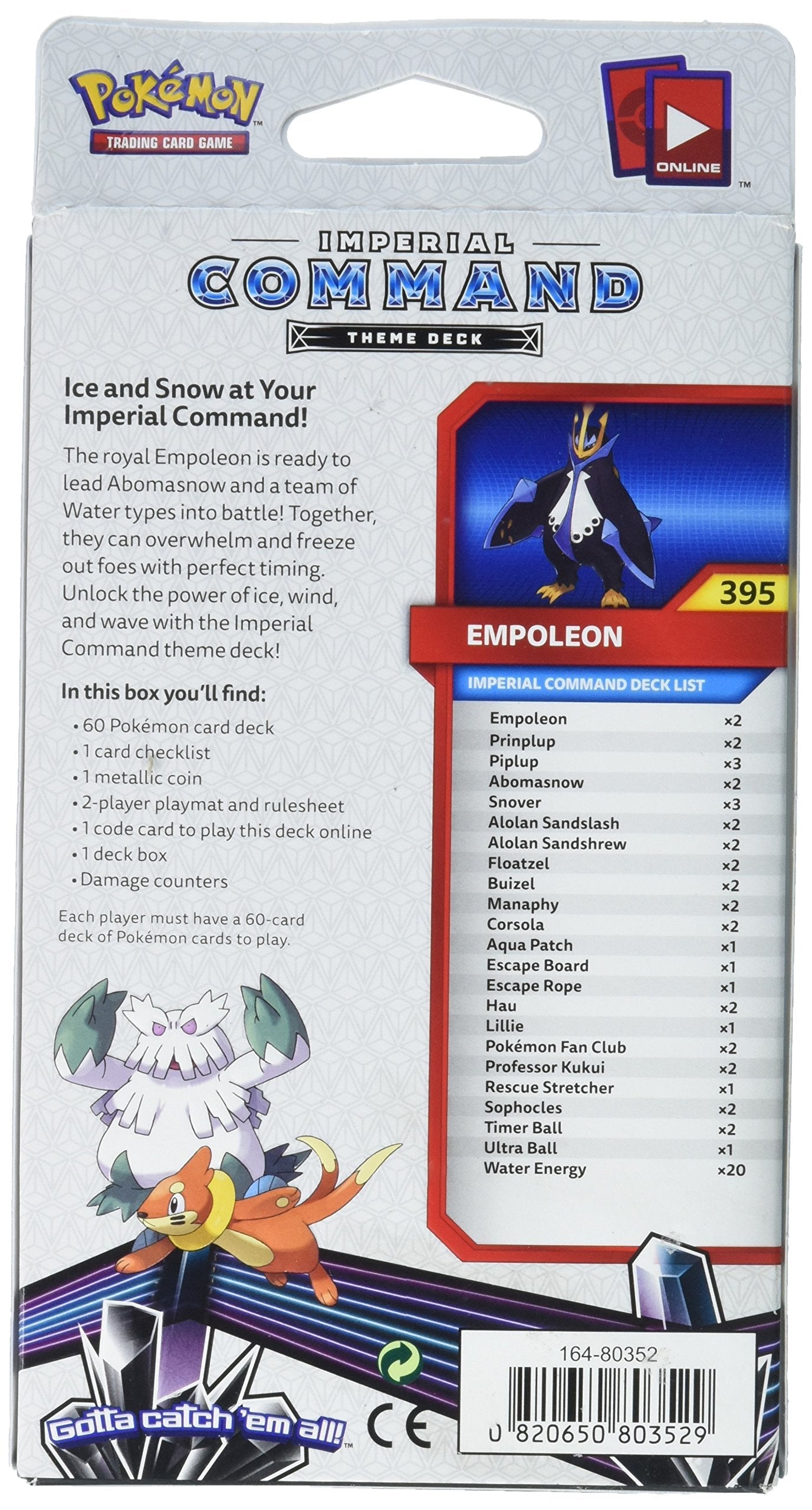 Pokemon, Sun & Moon SM5 Ultra Prism, Empoleon Theme Deck Imperial Command - 2