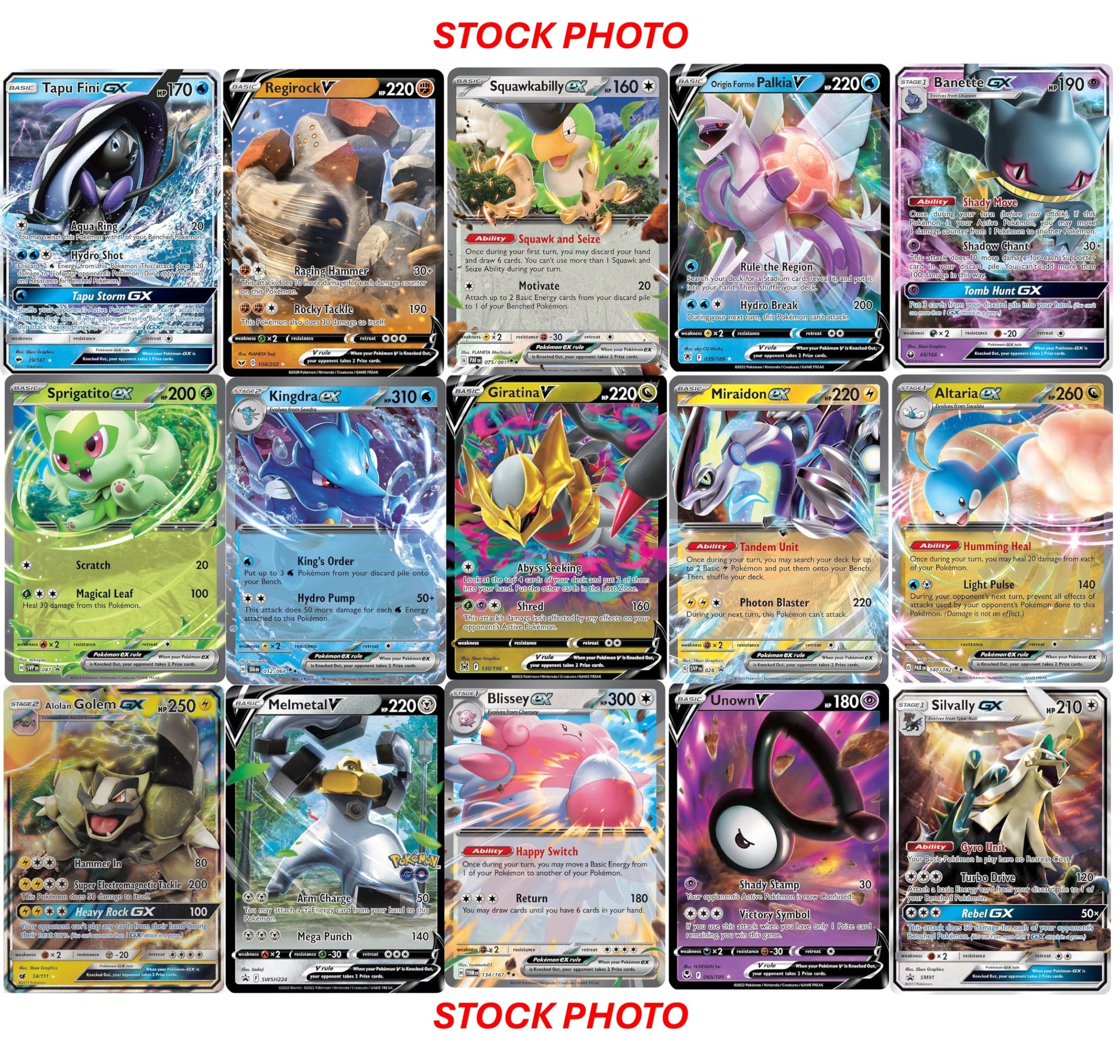 Pokemon TCG: 1 Authentic Factory Sealed Booster Pack and 1 Ultra Rare (V, EX, GX, VMAX, VSTAR, Etc.) + 1 Bonus Holofoil Card - 3