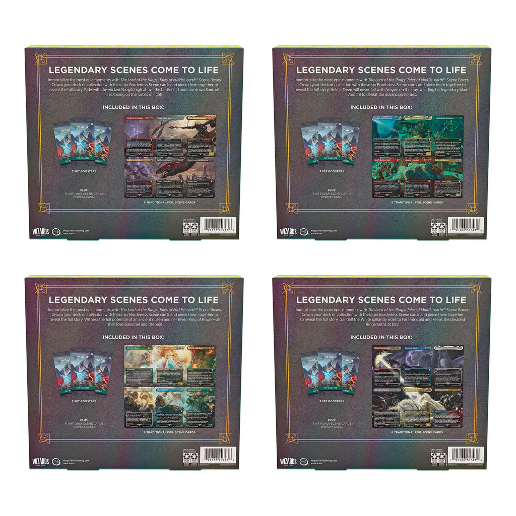 The Lord of The Rings: Tales of Middle-Earth Scene Boxes - All 4 for Magic: The Gathering - 3