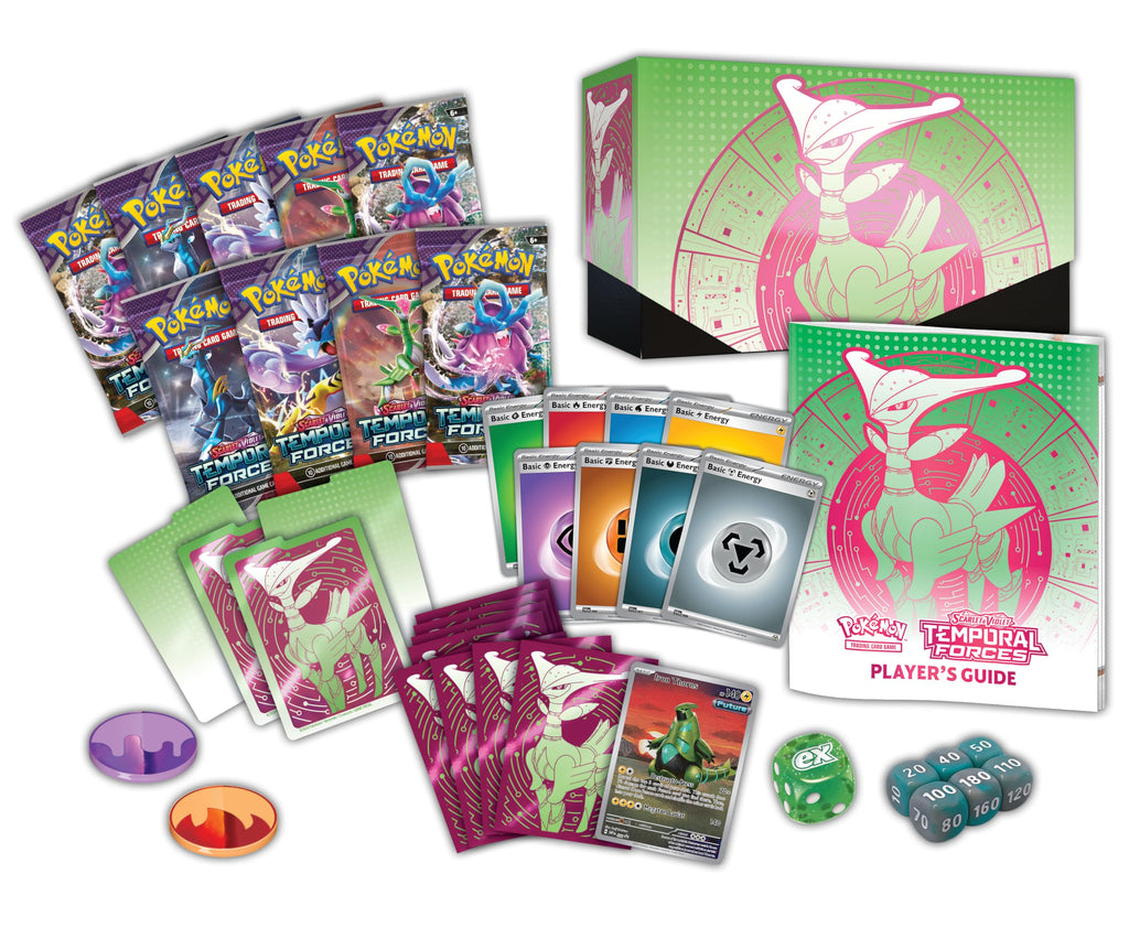 Pokemon TCG: Scarlet and Violet: Temporal Forces: Elite Trainer Box: Iron Leaves - 4