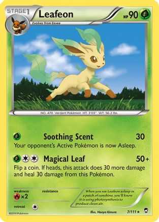 Leafeon 7/111 - Furious Fists - Single Cards
