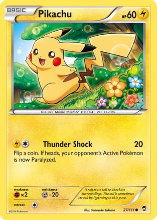 Pikachu 27/111 - Furious Fists - Single Cards