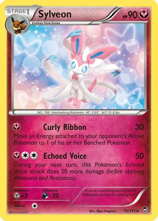 Sylveon 72/111 - Furious Fists Reverse Holofoil - Single Cards