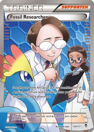 Fossil Researcher (110 Full Art) 110/111 - Furious Fists Holofoil - Single Cards