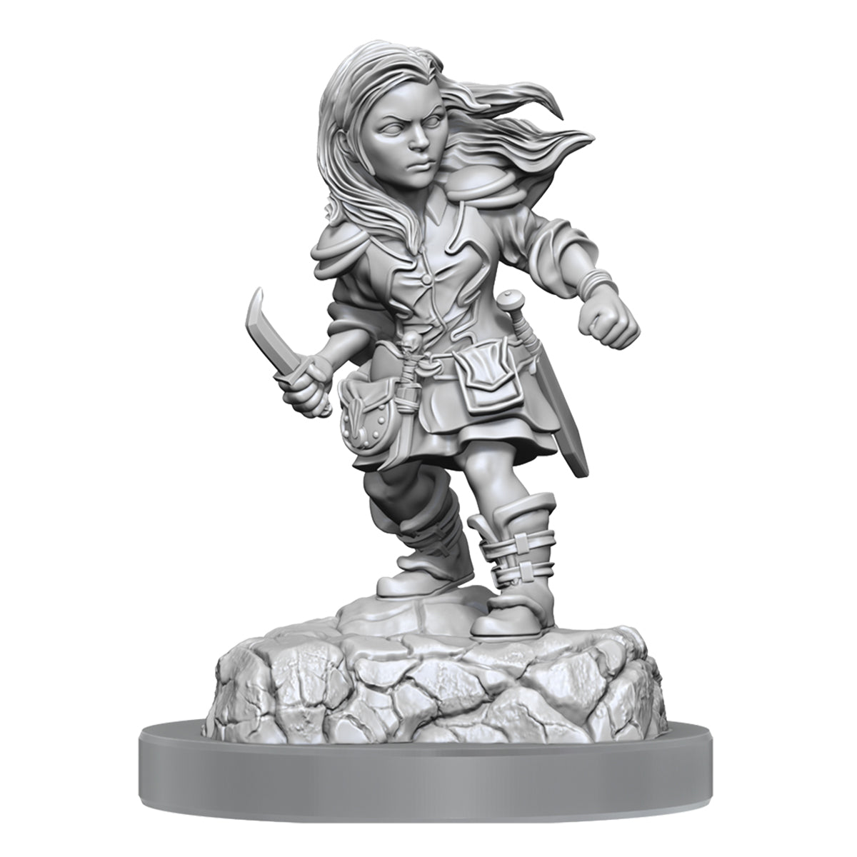D&D Nolzurs Marvelous Miniatures Halfling Rogue Female - Miniatures