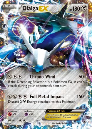 Dialga-EX 62/119 - Phantom Forces Holofoil - Single Cards