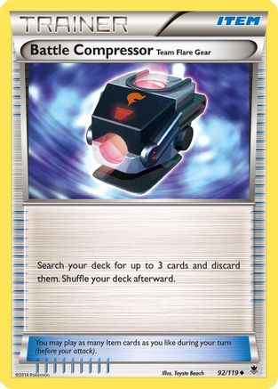 Battle Compressor Team Flare Gear 92/119 - Phantom Forces - Single Cards
