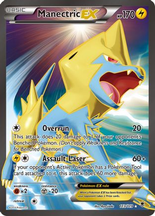Manectric-EX 113/119 - Phantom Forces Holofoil - Single Cards