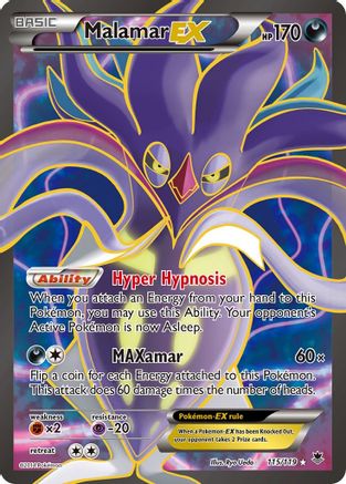 Malamar-EX 115/119 - Phantom Forces Holofoil - Single Cards