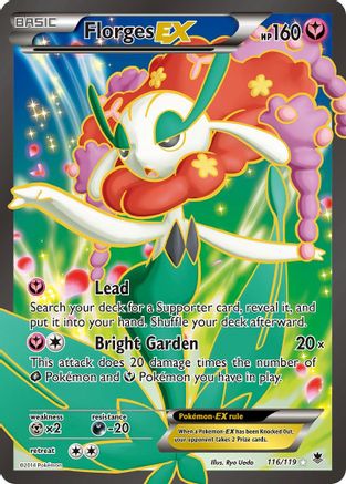 Florges EX (116 Full Art) 116/119 - Phantom Forces Holofoil - Single Cards