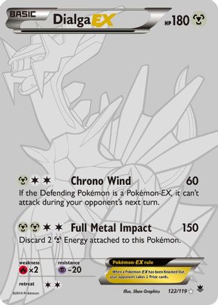 Dialga-EX 122/119 - Phantom Forces Holofoil - Single Cards