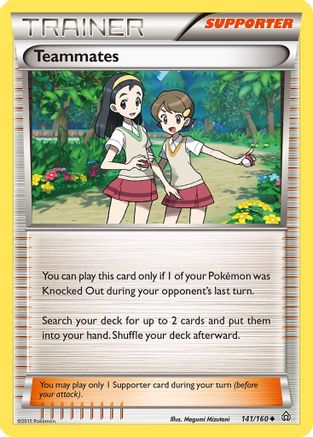 Teammates 141/160 - Primal Clash Reverse Holofoil - Single Cards