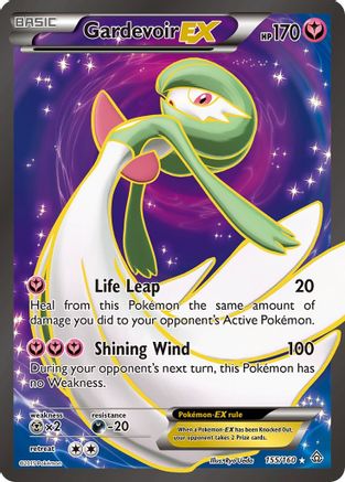 Gardevoir EX (155 Full Art) 155/160 - Primal Clash Holofoil - Single Cards