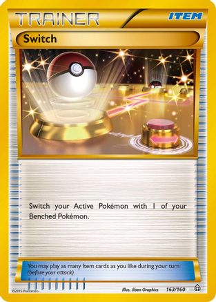 Switch 163/160 - Primal Clash Holofoil - Single Cards