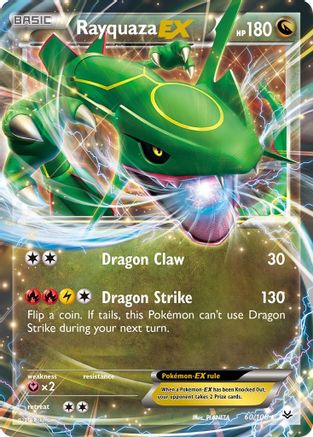 Rayquaza-EX 60/108 - Roaring Skies Holofoil - Single Cards