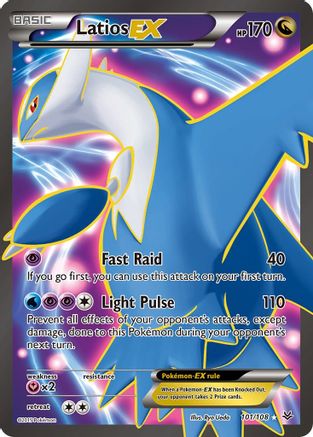 Latios-EX 101/108 - Roaring Skies Holofoil - Single Cards