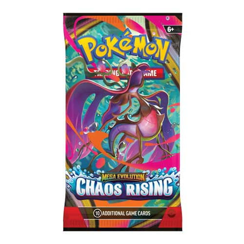 Pokemon TCG Mega Evolution Chaos Rising Single Booster Pack - Trading Card Games - 2