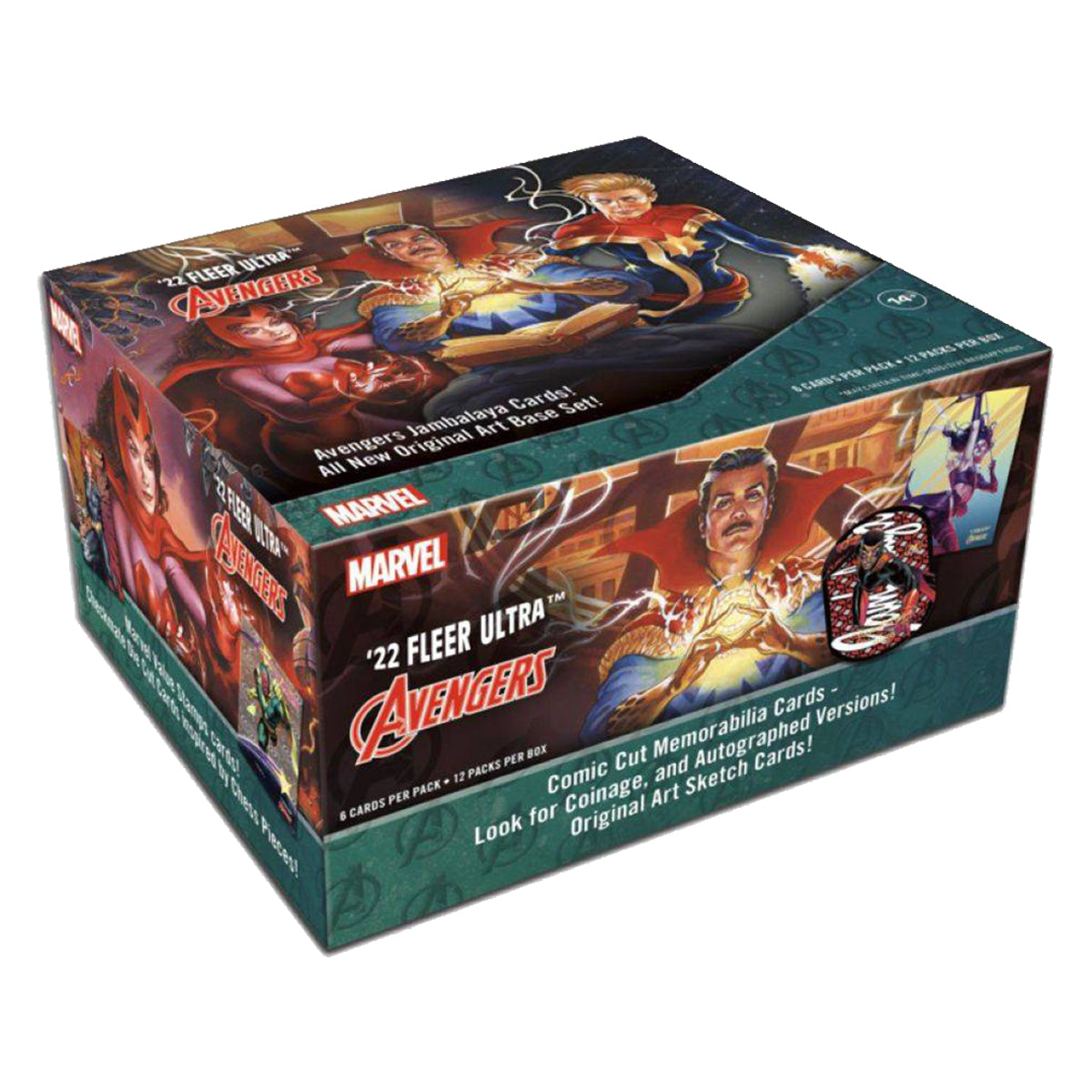Upper Deck Marvel Comics 2022 Fleer Ultra Avengers Trading Cards Display - Trading Card Games
