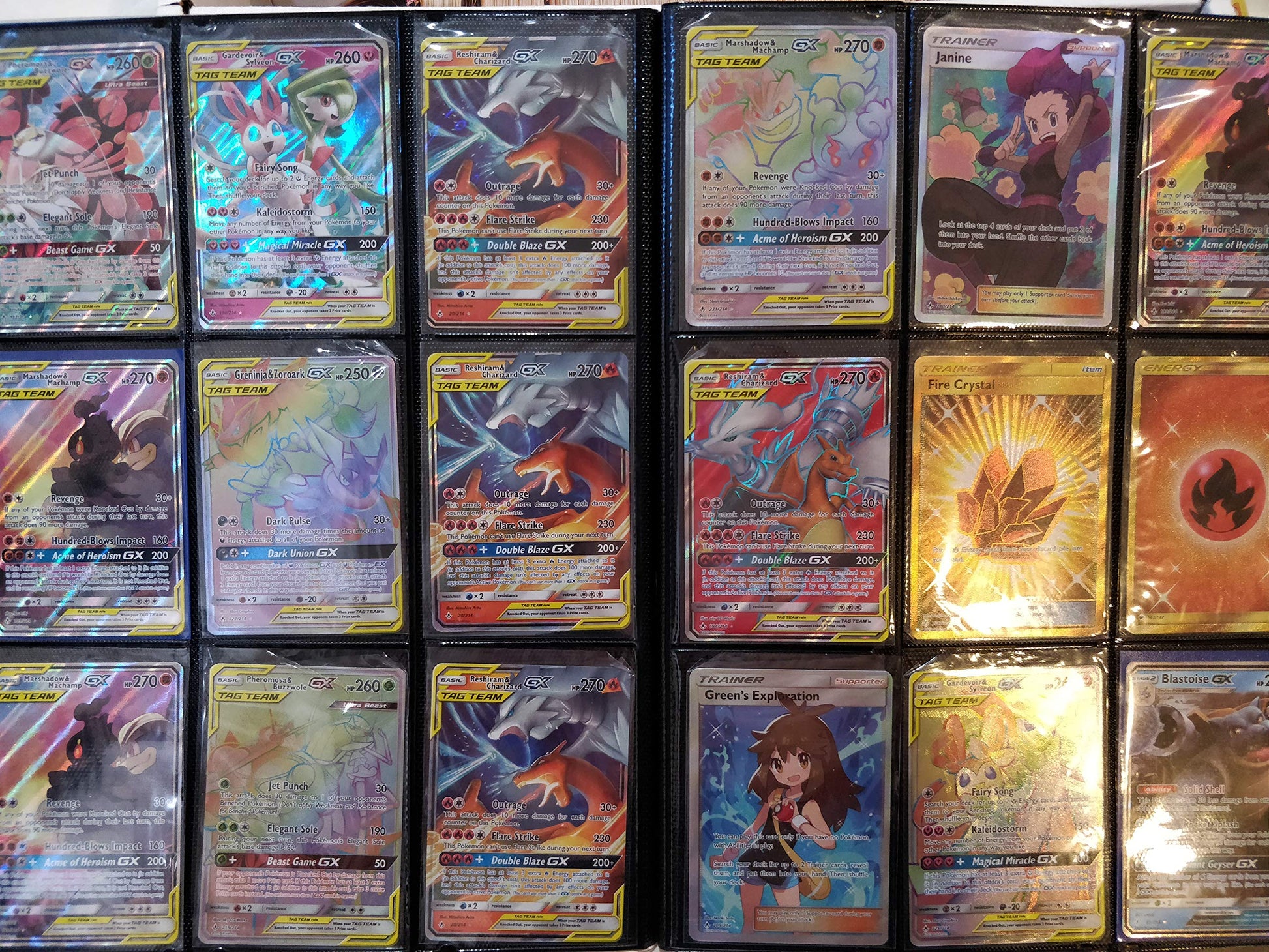Pokemon 100+ Rainbow Rare Cards Binder Collection Includes 5 foils in Any Combination and at Least 1 of The Following Cards, EX and GX, FA, Secret Rare, Tag Team, Unified Minds - 7