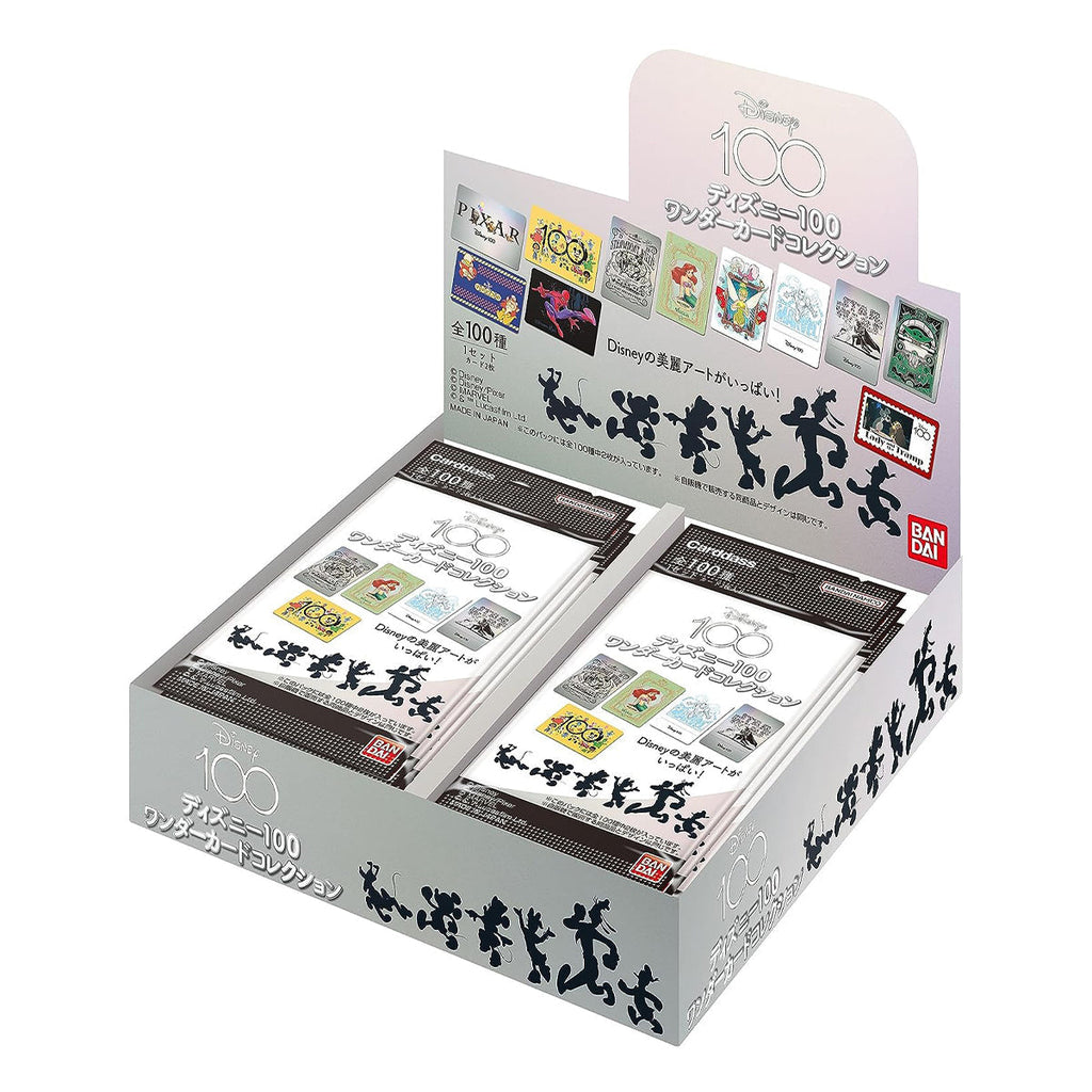 BANDAI Disney 100 Wonder Card Collection Box Sealed - Trading Card Games