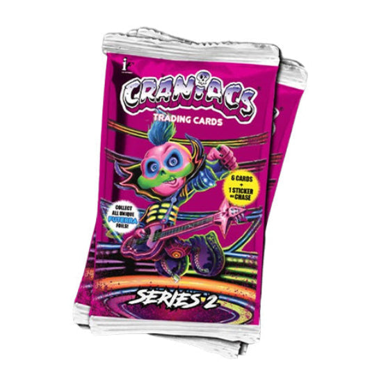 CRANIACS Trading Cards Series 2 Single Booster Pack - Trading Card Games
