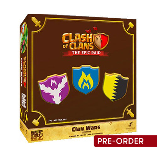 Clash of Clans The Epic Raid Clan Wars Expansion - Board Games