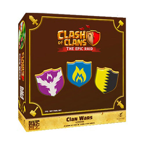 Clash of Clans The Epic Raid Clan Wars Expansion - Board Games - 2