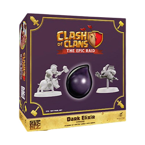 Clash of Clans The Epic Raid Dark Elixir Expansion - Board Games - 2