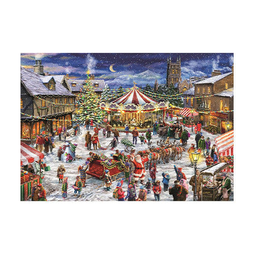 Clementoni The Christmas Fair 1500 Piece Puzzle - Puzzles - 2