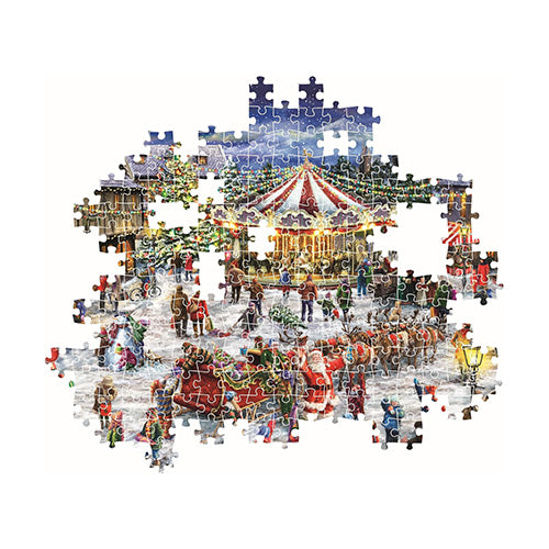 Clementoni The Christmas Fair 1500 Piece Puzzle - Puzzles - 3