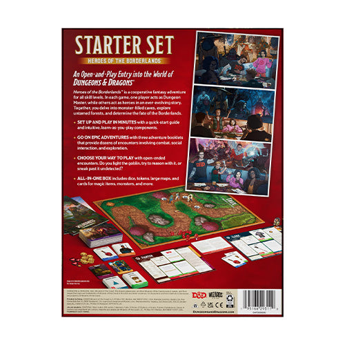 D&D Dungeons & Dragons Starter Set Heroes of the Borderlands - Role Playing Games - 5