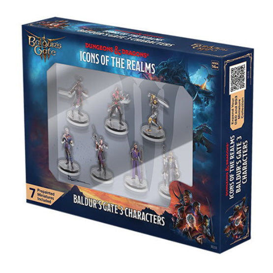 D&D Icons of the Realms Baldur's Gate 3 Character Boxed Set - Miniatures