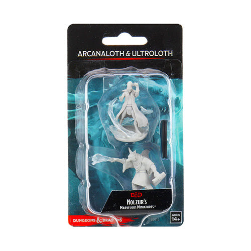 D&D Nolzurs Marvelous Unpainted Miniatures Arcanaloth and Ultroloth - Miniatures