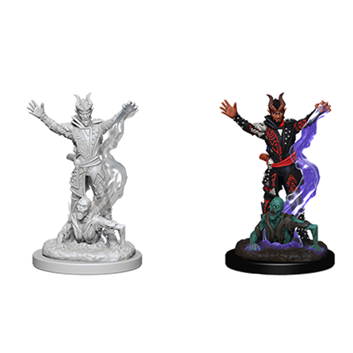 D&D Nolzurs Marvelous Unpainted Miniatures Male Tiefling Warlock - Miniatures - 3