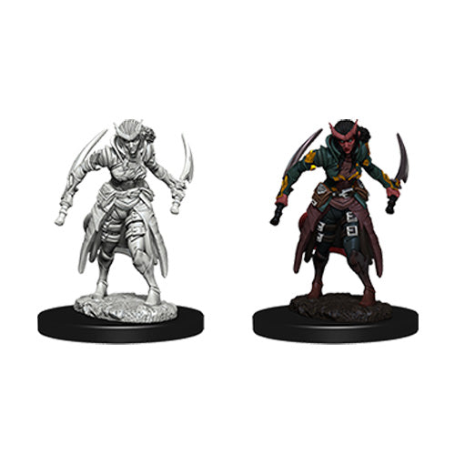 D&D Nolzurs Marvelous Unpainted Miniatures Tiefling Female Rogue - Miniatures - 2