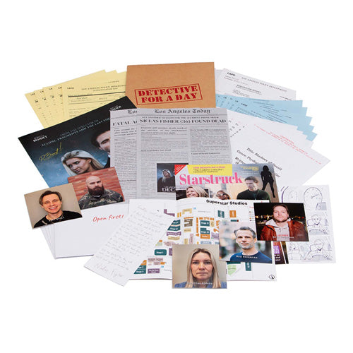 Detective For A Day The Hollywood Murder - Board Games