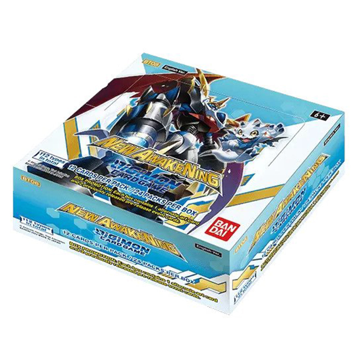 Digimon Card Game Series 08 New Awakening BT08 Booster Box - Trading Card Games