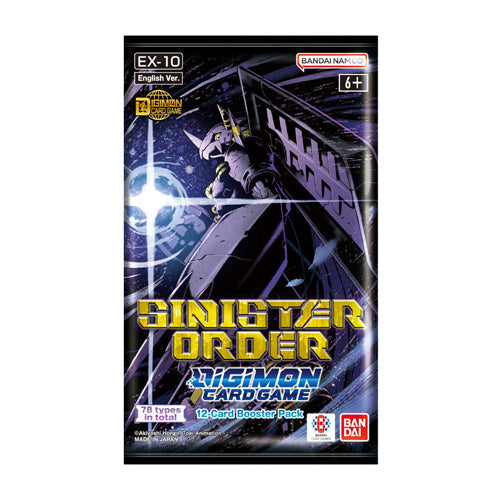 Digimon Card Game Sinister Order EX-10 Booster Box - Trading Card Games - 2