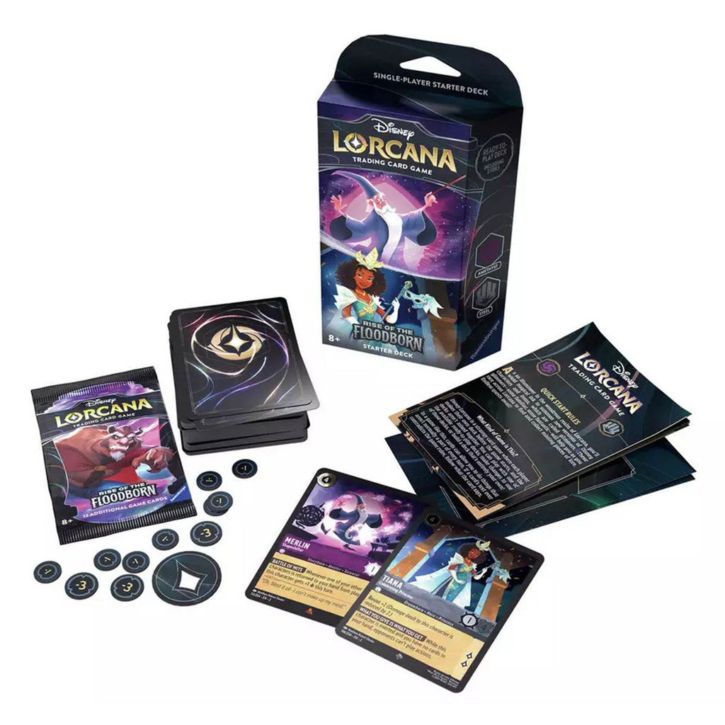 Disney Lorcana TCG Rise of the Floodborn Starter Decks (Pair) - Trading Card Games - 3
