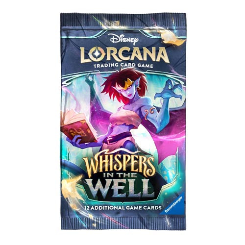 Disney Lorcana TCG Series 10 Whispers in the Well Single Booster Pack - Trading Card Games - 2