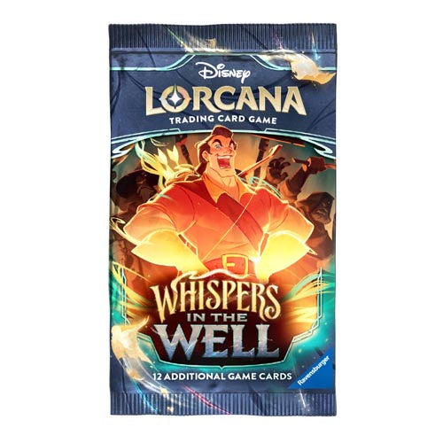 Disney Lorcana TCG Series 10 Whispers in the Well Single Booster Pack - Trading Card Games - 3