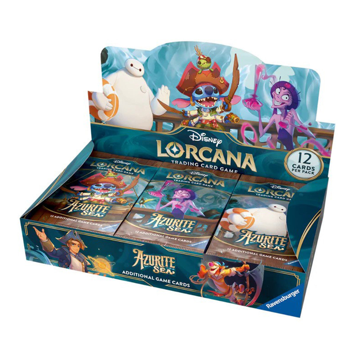 Disney Lorcana TCG Series 6 Azurite Sea Booster Box - Trading Card Games