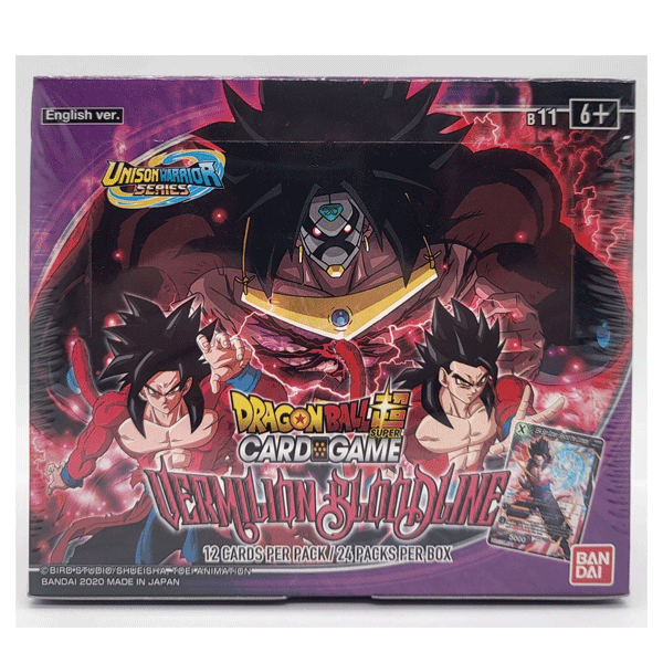 Dragon Ball Super Unison Warrior Vermilion Bloodline Booster Box 1st Print - Trading Card Games