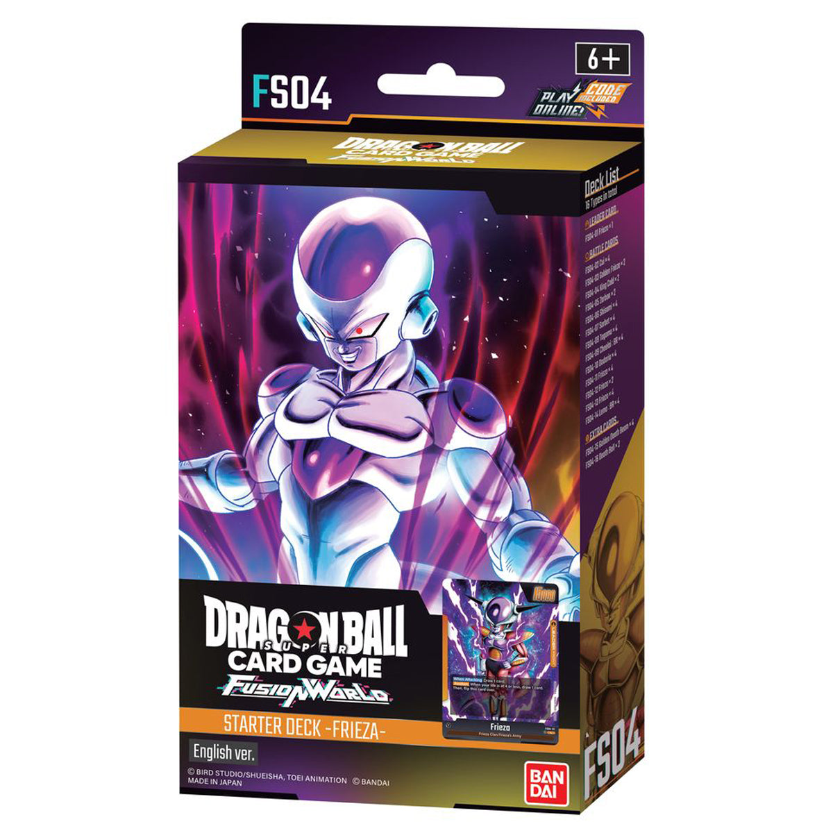 Dragon Ball Super Card Game Fusion World Starter Deck Frieza FS04 - Trading Card Games