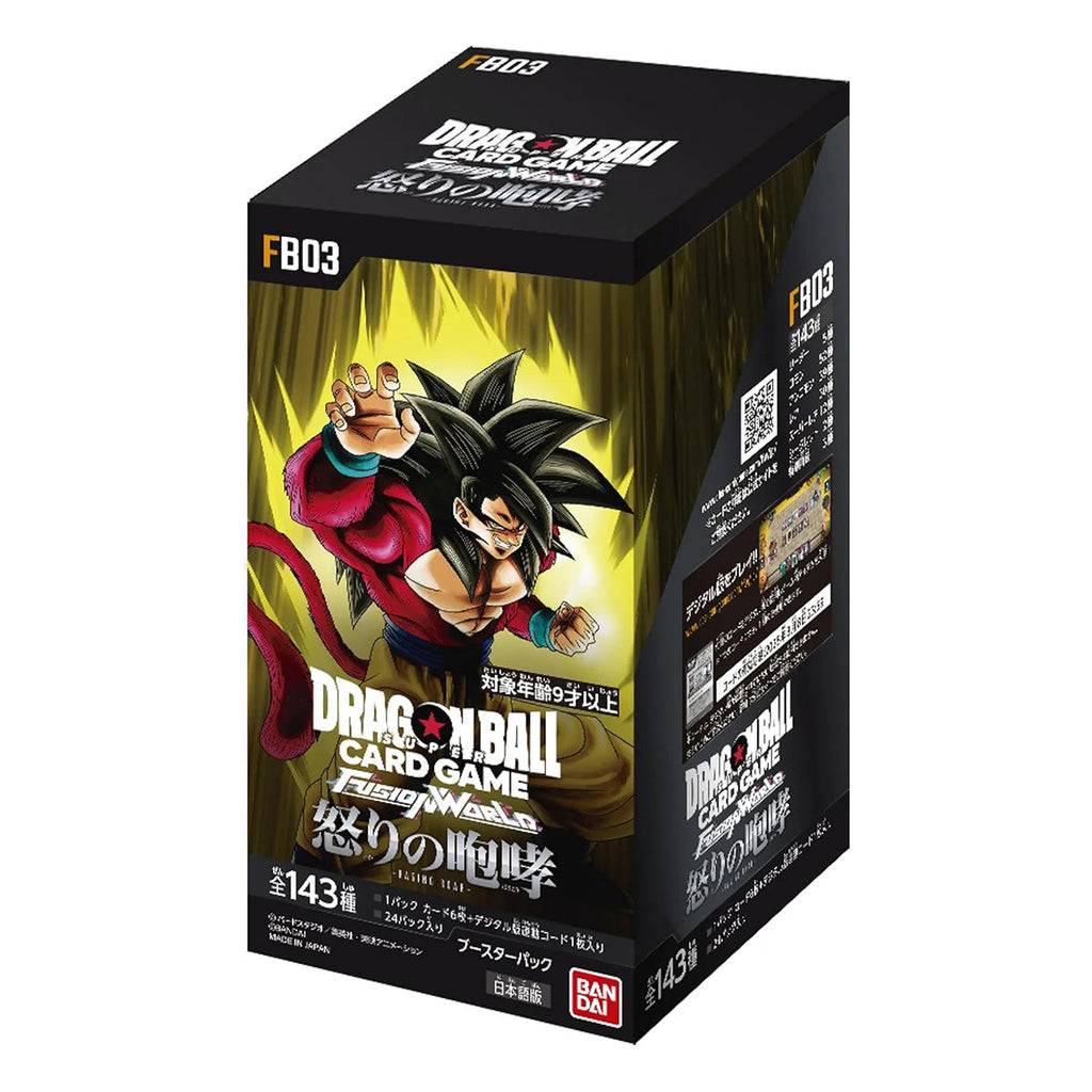 Dragon Ball Super Fusion World Raging Roar Booster Box FB03 Japanese - Trading Card Games