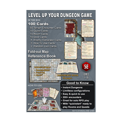 Dungeon Designers Deck Deal Your Own Dungeon - Board Games - 2