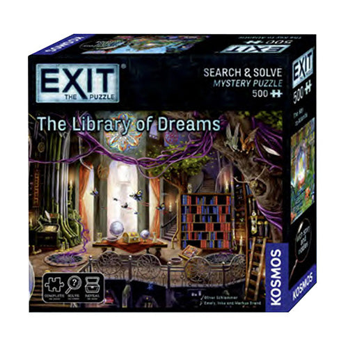 Exit the Game The Library of Dreams Jigsaw Puzzle and Game - Board Games - 2