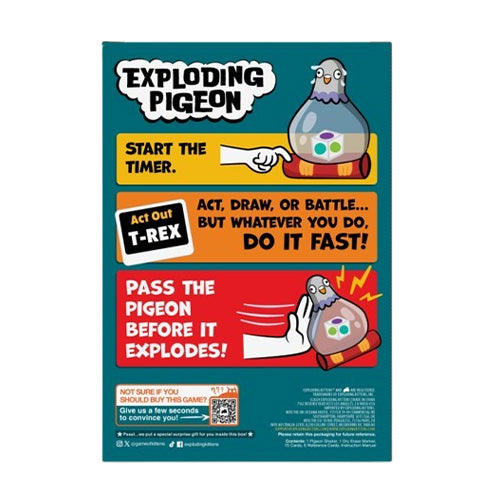 Exploding Pigeon (By Exploding Kittens) - Board Games - 4