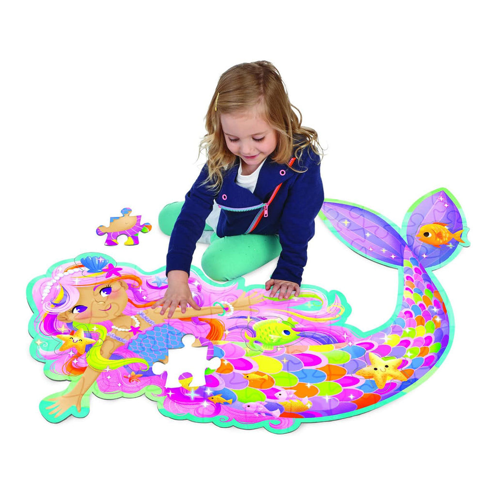 Floor Puzzle Magical Mermaid 41 Pieces - Puzzles - 5