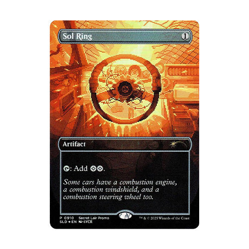 Foil Sol Ring Promo Card Secret Lair Exclusive - Trading Card Games